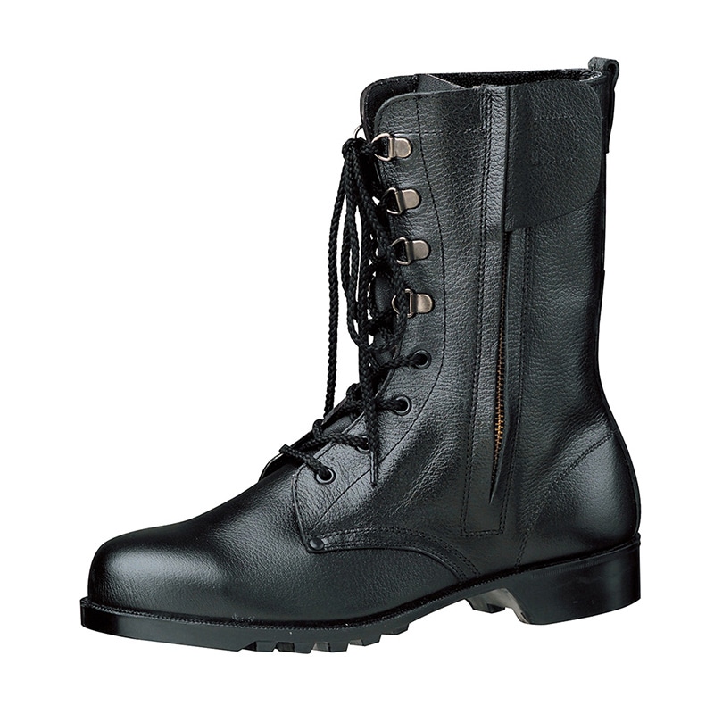 ミドリ安全 ゴム底安全靴 チャック V2133N ブラック 27.5cm 10300448 1組（ご注文単位1組）【直送品】