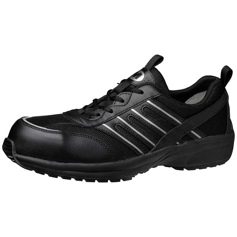 ミドリ安全 超軽量先芯入りスニーカー SL-601 ブラック 28.0cm 21250410 1組(ご注文単位1組)【直送品】