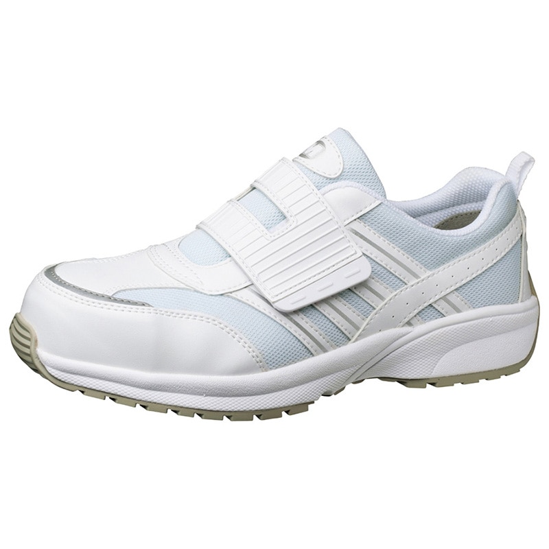 ミドリ安全 超軽量先芯入りスニーカー　SL-605　ホワイト 24.5cm 21250419 1組（ご注文単位1組）【直送品】