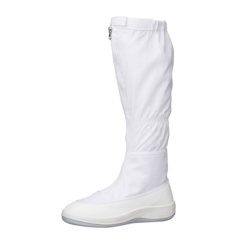 ミドリ安全 男女兼用 静電作業靴 エレパス クリーンブーツ SU561 ホワイト 26.5cm 21001151 1組（ご注文単位1組）【直送品】