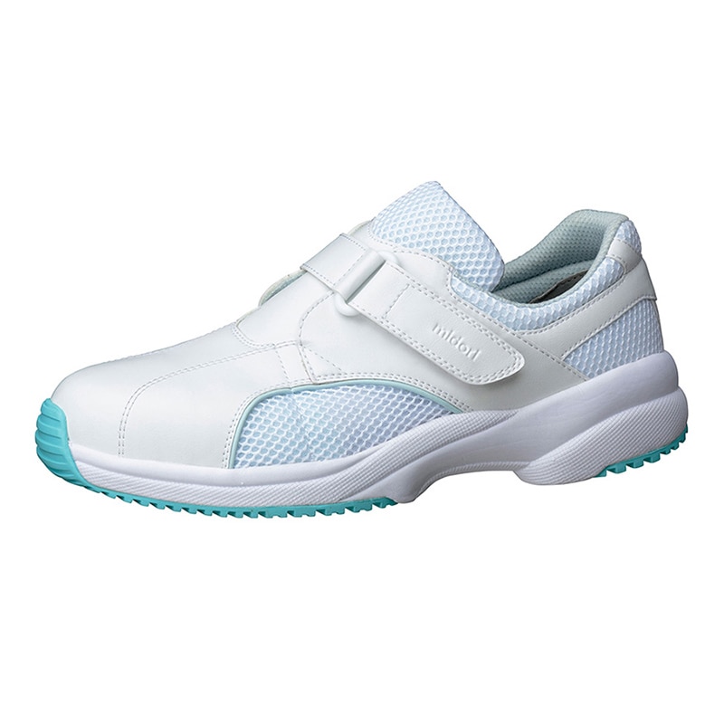 >ミドリ安全 男女兼用 看護師・介護士シューズ ケアセフティ CSS-01N ブルー 23.5cm 21250233 1組(ご注文単位1組)【直送品】