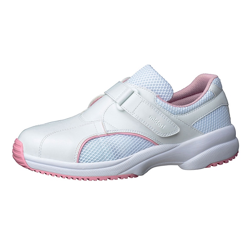 ミドリ安全 男女兼用 看護師・介護士シューズ ケアセフティ CSS-01N ピンク 24.5cm 21250234 1組(ご注文単位1組)【直送品】