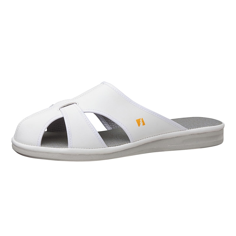 ミドリ安全 男女兼用 静電作業靴 エレパス PS-01ライトS ホワイト S 21000018 1組（ご注文単位1組）【直送品】