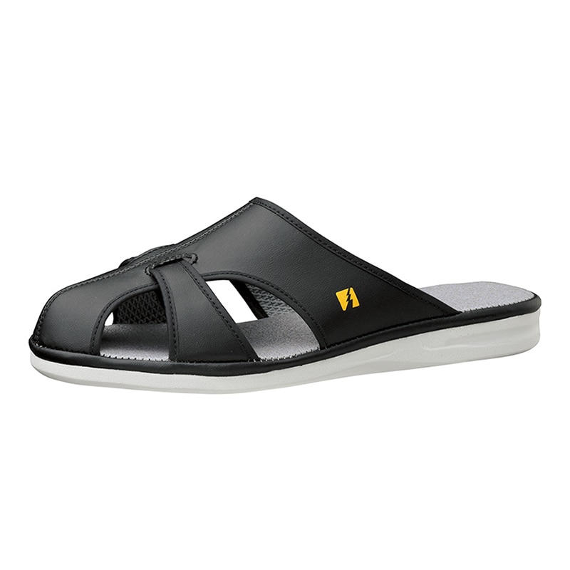 ミドリ安全 男女兼用 静電作業靴 エレパス PS-01ライトS ブラック S 21000020 1組（ご注文単位1組）【直送品】