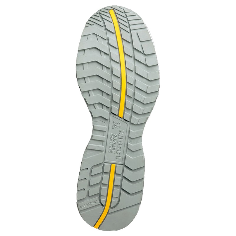 ミドリ安全 ワイド樹脂先芯入りスニーカー MPN-305 静電ブラック 25.5cm 21250358 1組(ご注文単位1組)【直送品】