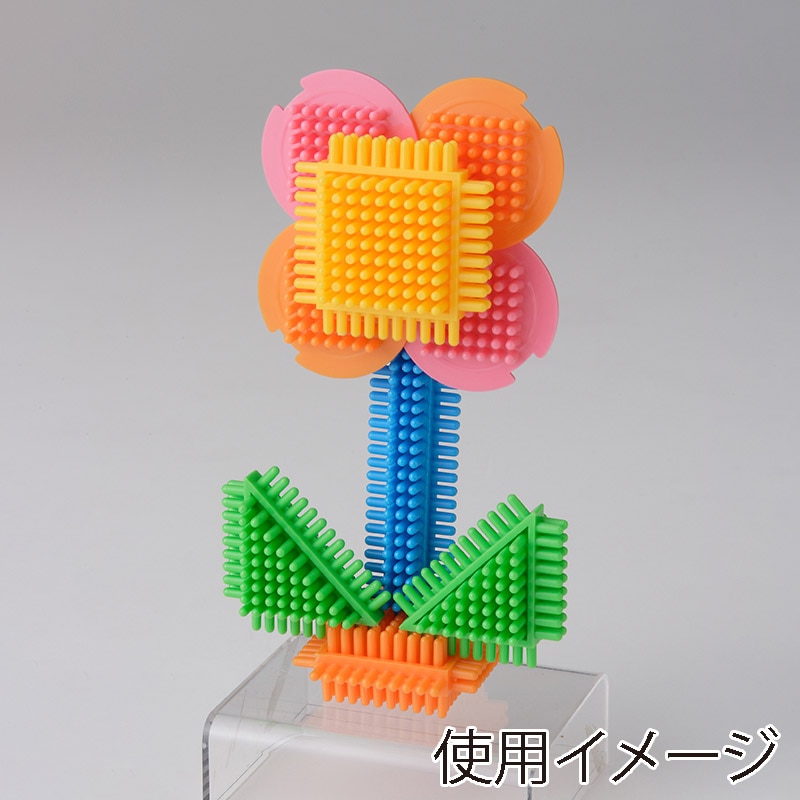 友愛玩具 ほのぼのペタペタブロック とくとくセット SB235 ブルー MA-50211BL 1個(ご注文単位8個)【直送品】