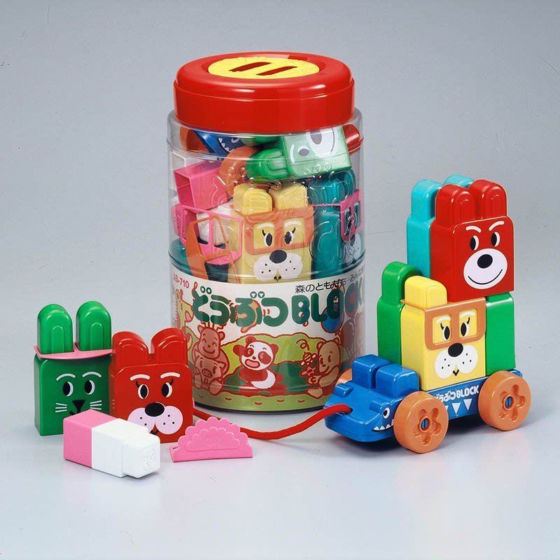 友愛玩具 どうぶつブロック AB710 MA-50109 1個（ご注文単位6個）【直送品】