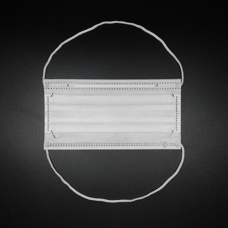 日本マスク 業務用マスク　ビズフィットマスク 3層　頭掛けタイプ　100枚 3H-100　 1箱（ご注文単位30箱）【直送品】