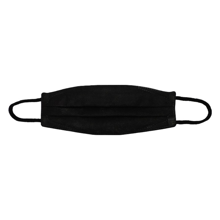 日本マスク 不織布マスク イーズマスク ゼロ ディープブラック レギュラー 5枚 E023 1袋(ご注文単位200袋)【直送品】