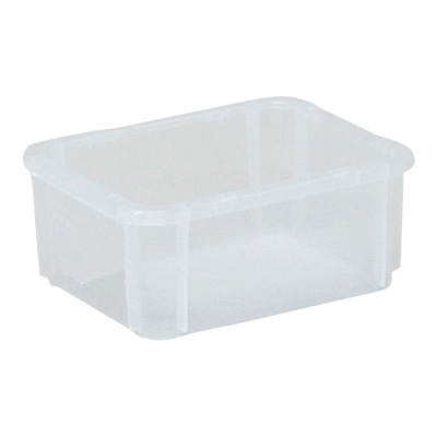 ポリコンテナー　本体のみ　PT-2B 195×150×80mm　クリア  1個（ご注文単位1個）【直送品】