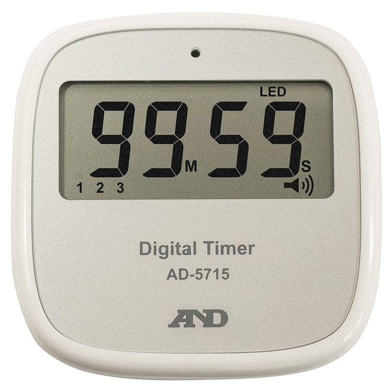 エー・アンド・デイ 100分形デジタルタイマー  AD5715 1台（ご注文単位10台）【直送品】