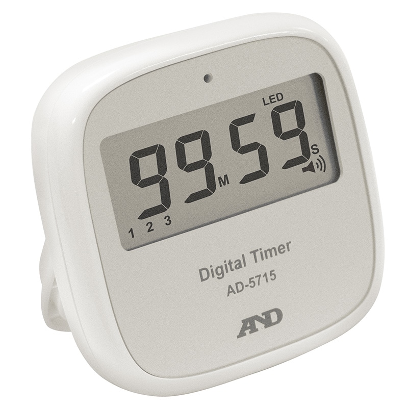 エー・アンド・デイ 100分形デジタルタイマー AD5715 1台(ご注文単位10台)【直送品】