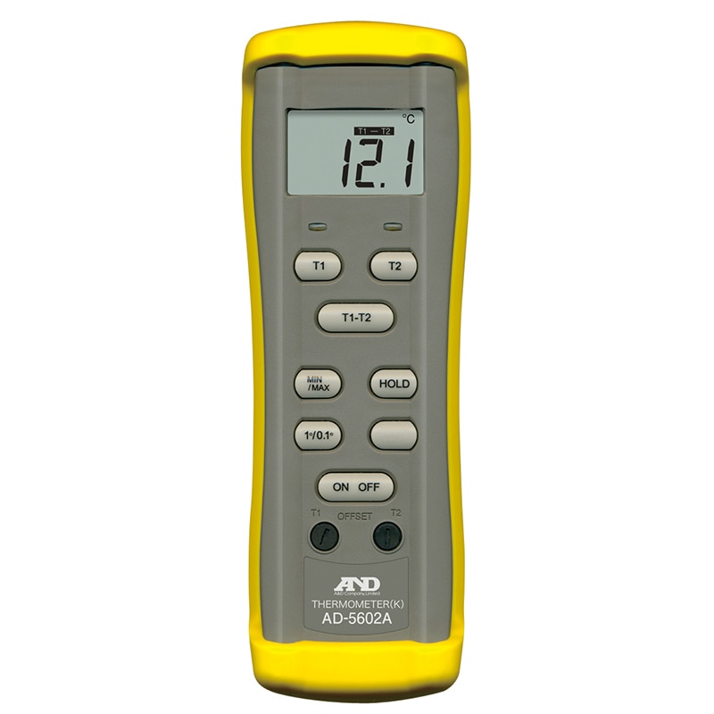 エー・アンド・デイ 熱電対温度計（Kタイプ）  AD5602A 1台（ご注文単位10台）【直送品】