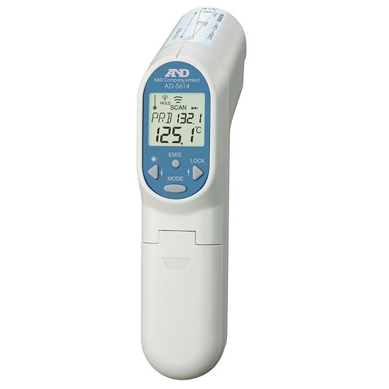 エー・アンド・デイ レーザーマーカー付き赤外線放射温度計  AD5614 1台（ご注文単位10台）【直送品】