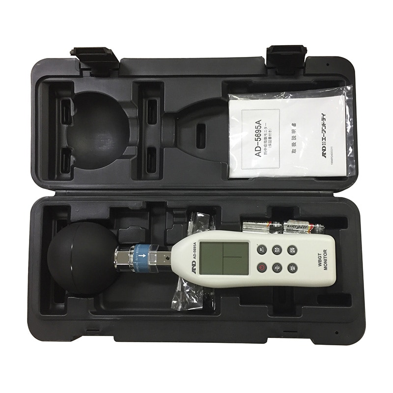 エー・アンド・デイ 黒球型 熱中症指数モニター AD5695A 1台(ご注文単位1台)【直送品】