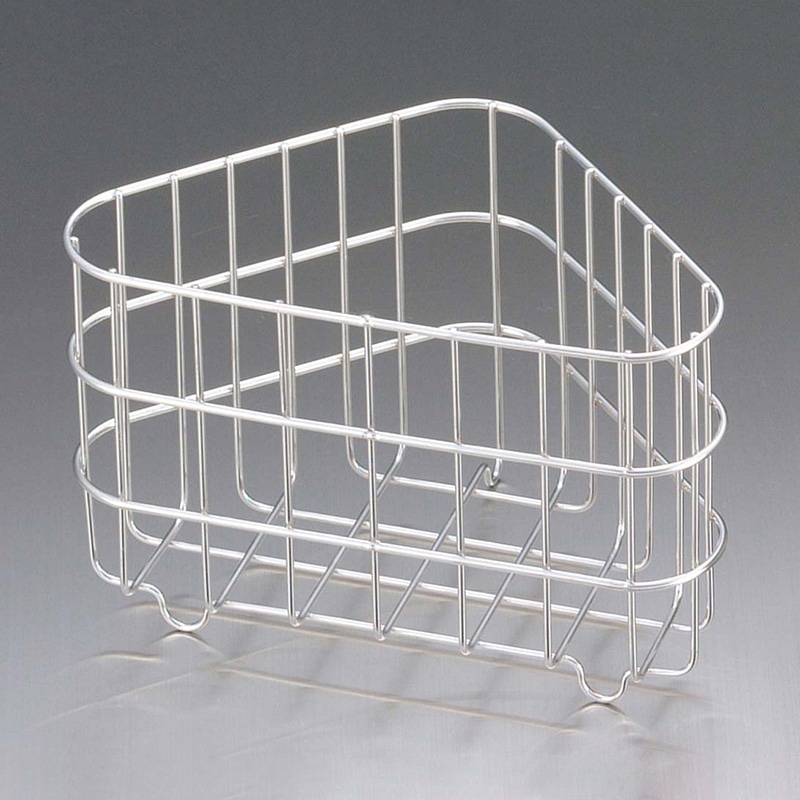 18-8 ワイヤー式 三角ゴミ入れ 1個(ご注文単位1個)【直送品】