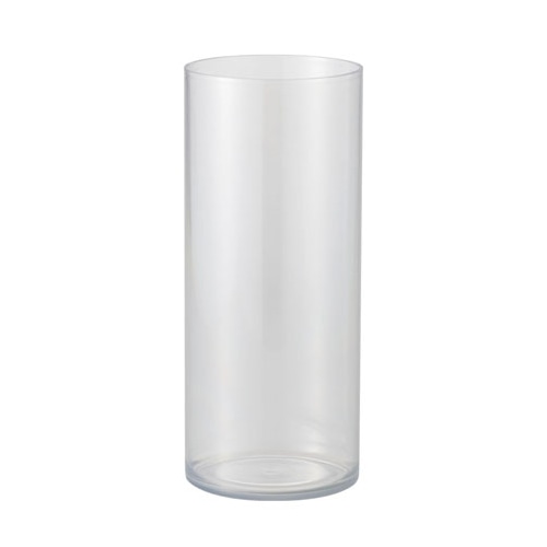 クレイ フラワーベース PETシリンダー 15H35 クリア 866-155-000 1個（ご注文単位1個）【直送品】