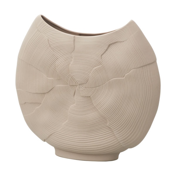 クレイ フラワーベース シュプール マットグレージュ 171-712-121 1箱（ご注文単位1箱）【直送品】