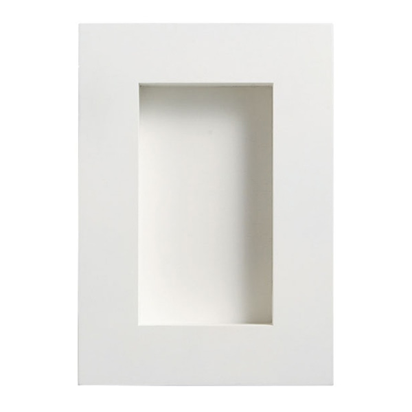 クレイ ウッドフレーム ウォールデコレーションRS ホワイト 680-083-102 1個（ご注文単位1個）【直送品】