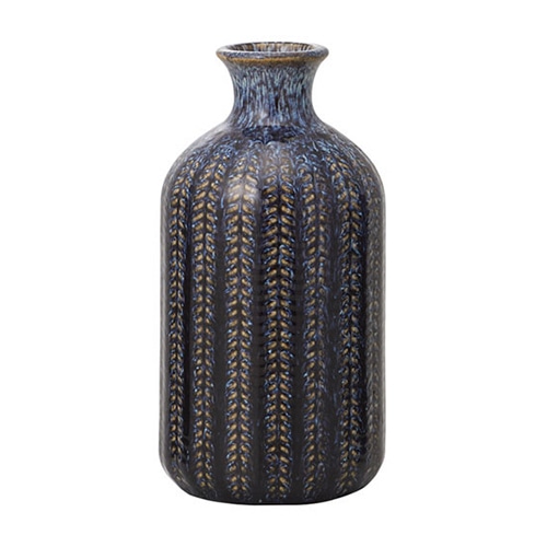 クレイ フラワーベース ブリューム ブルー 120-747-680 1個（ご注文単位1個）【直送品】