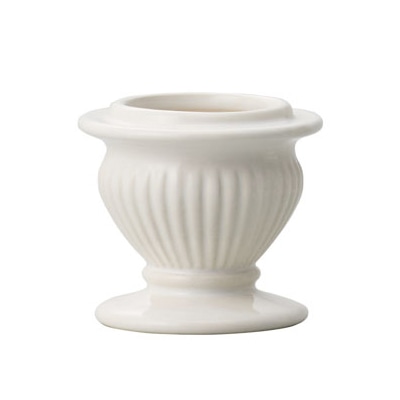 クレイ フラワーベース コウテン ホワイト 159-509-100 1個（ご注文単位1個）【直送品】