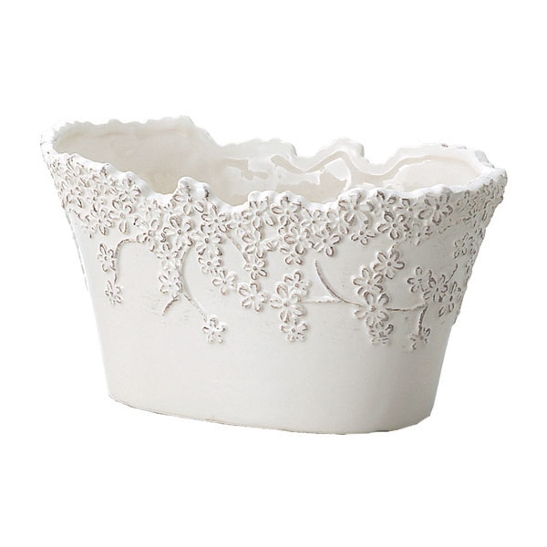 クレイ アレンジベース フラワーライン ホワイト 120-567-100 1枚（ご注文単位1枚）【直送品】