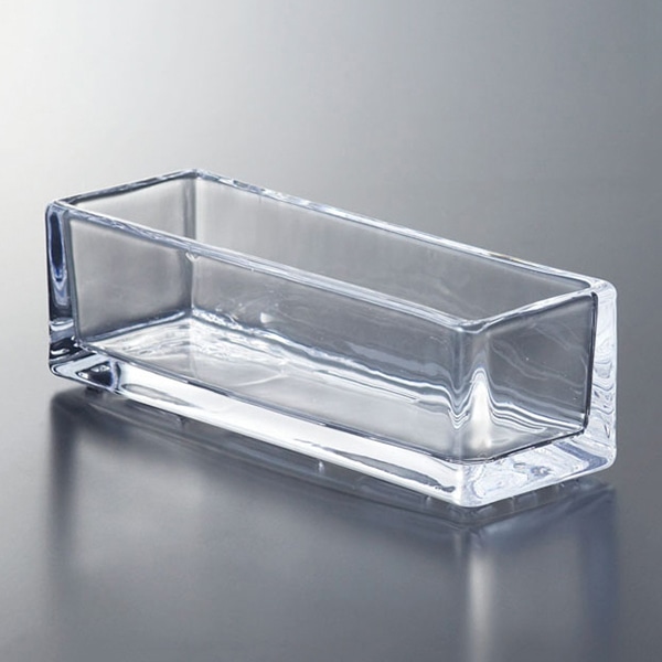 クレイ フラワーベース Qブリック クリア 777-113-000 1本（ご注文単位1本）【直送品】