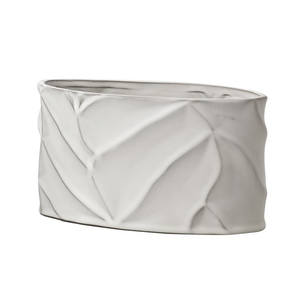 クレイ アレンジベース メルキ アンティークホワイト 178-344-180 1個（ご注文単位1個）【直送品】