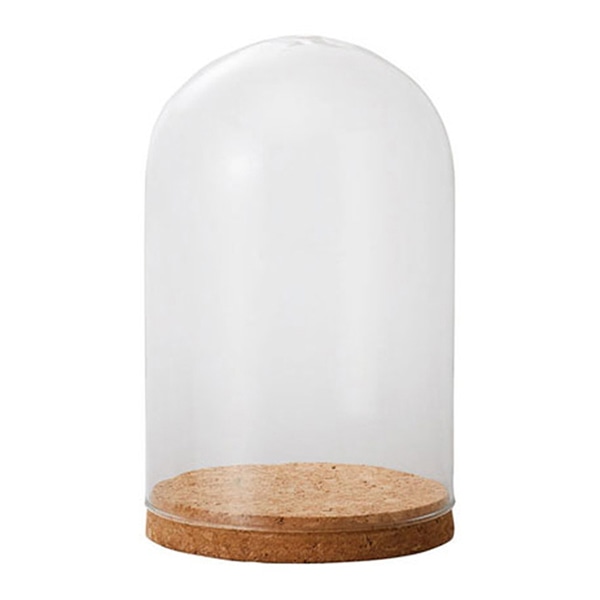 クレイ アレンジベース ガラスドーム ウィズコルク ナチュラル 777-432-000 1個（ご注文単位1個）【直送品】
