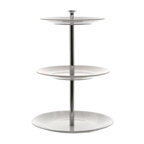 クレイ ケーキスタンド ホワイト H55 974-038-100 1個(ご注文単位1個)【直送品】