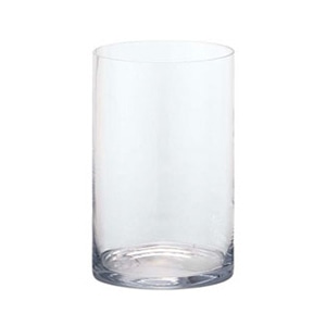 クレイ フラワーベース グラスストレート R クリア 778-023-000 1個（ご注文単位1個）【直送品】