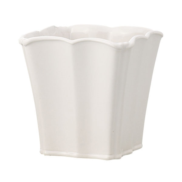 クレイ フラワーベース フェミベース ホワイト 144-714-100 1個(ご注文単位1個)【直送品】