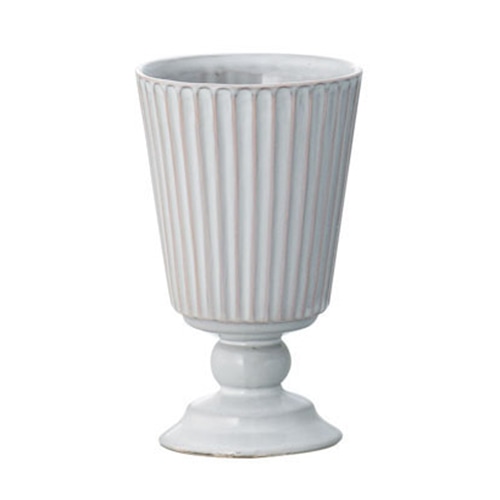 クレイ フラワーベース フレンチアンティーク3 ラウンドS アンティークグレー 120-721-180 1個（ご注文単位1個）【直送品】