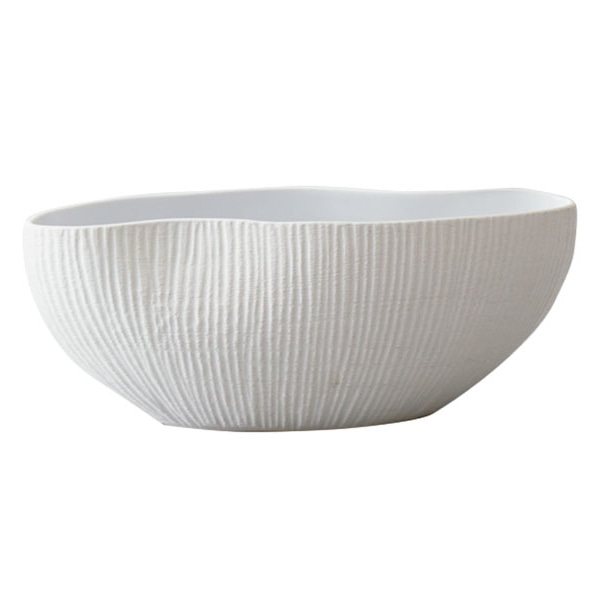 クレイ フラワーベース プラージュ ホワイト 144-751-102 1個(ご注文単位1個)【直送品】