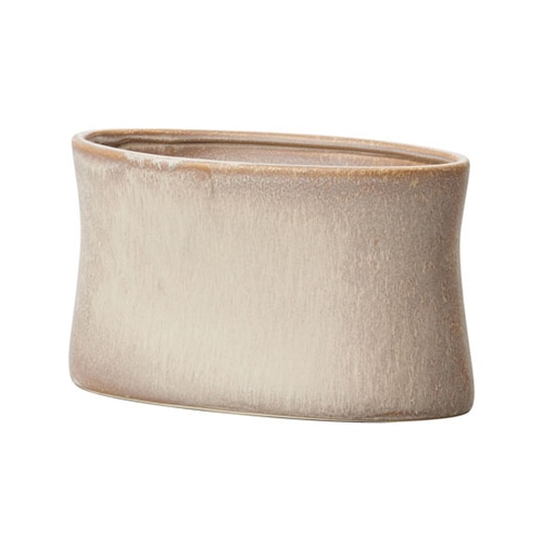 クレイ フラワーベース ナチュラリテ ナチュラルブラウン 177-889-211 1個(ご注文単位1個)【直送品】