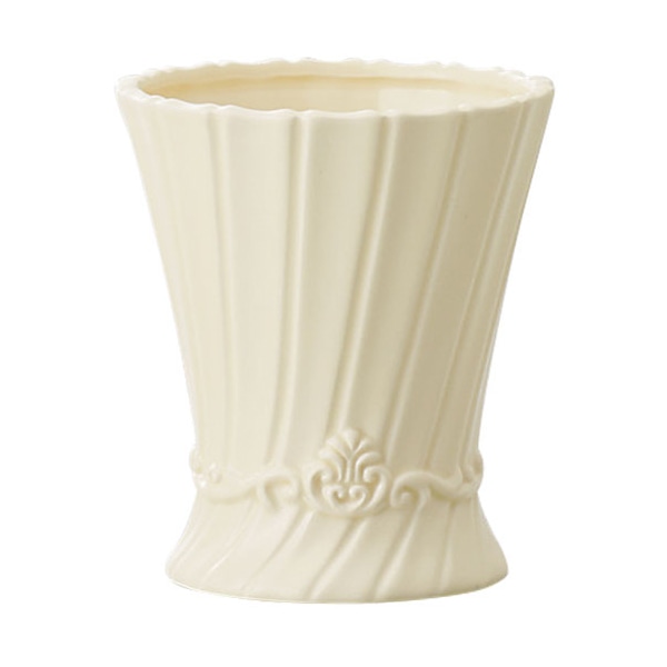 クレイ アレンジベース リトファニー ラウンド L アイボリー 344-165-310 1個（ご注文単位1個）【直送品】