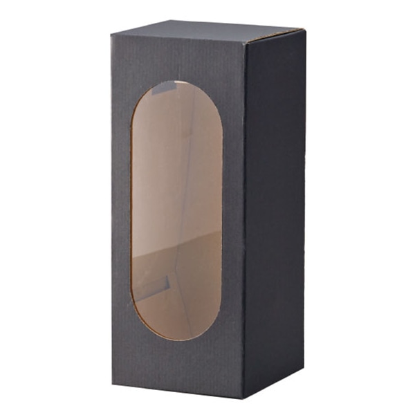 クレイ  ラッピングボックス カードボードボックス ブラック 960-504-800 1個（ご注文単位1個）【直送品】