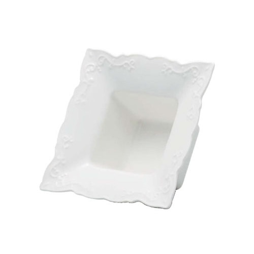 クレイ 陶器フレーム クレア ホワイト 366-104-100 1個（ご注文単位1個）【直送品】