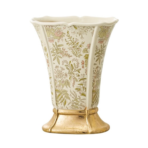 クレイ フラワーベース アントワネット アイボリー 170-141-396 1個（ご注文単位1個）【直送品】