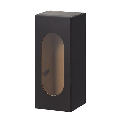 クレイ ラッピングボックス カードボードボックス ブラック 960-509-800 1個（ご注文単位1個）【直送品】