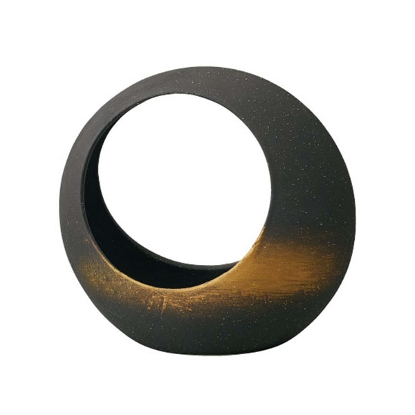 クレイ フラワーベース アケボノ ブラック 155-059-891 1個（ご注文単位1個）【直送品】