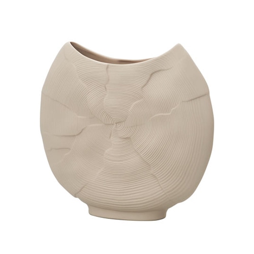 クレイ フラワーベース シュプール マットグレージュ 171-711-121 1箱（ご注文単位1箱）【直送品】