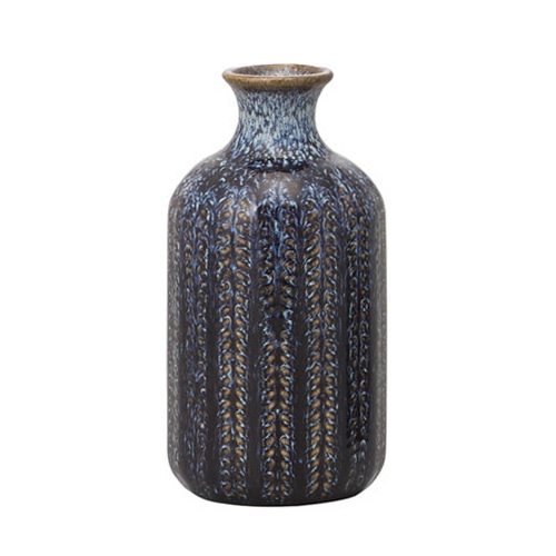 クレイ フラワーベース ブリューム ブルー 120-746-680 1個(ご注文単位1個)【直送品】