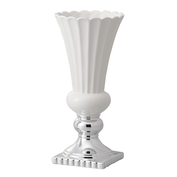 クレイ アレンジベース ペティエ ホワイト 326-308-173 1個(ご注文単位1個)【直送品】