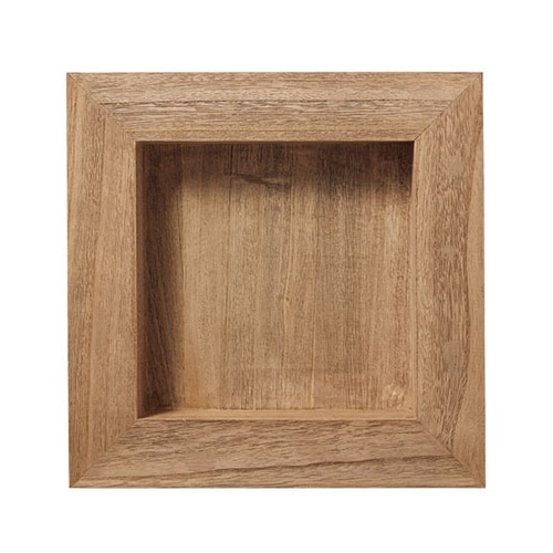 クレイ シャビーウッドフレーム ナチュラルブラウン 680-035-202 1個（ご注文単位1個）【直送品】