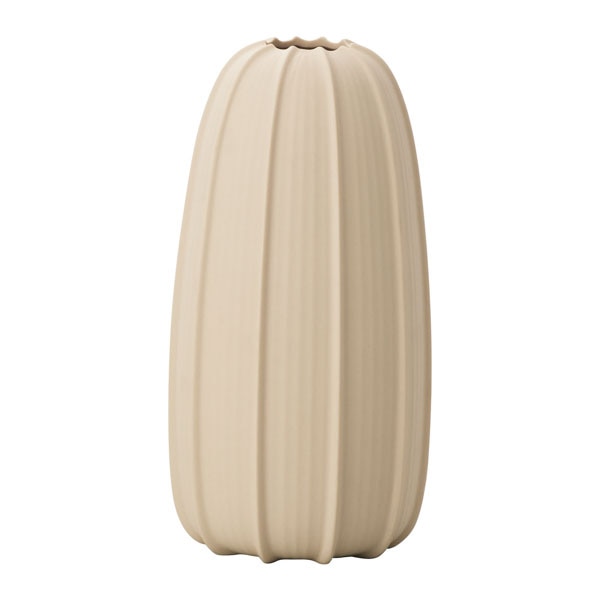 クレイ フラワーベース プレア マットベージュ 171-807-311 1箱(ご注文単位1箱)【直送品】