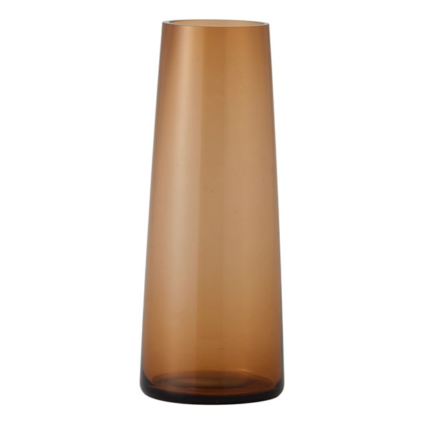 クレイ フラワーベース コニカグラス ブラウン 777-757-200 1個（ご注文単位1個）【直送品】