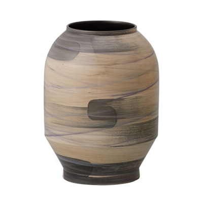 クレイ フラワーベース マルモ ミックスアイボリー 171-811-380 1個（ご注文単位1個）【直送品】