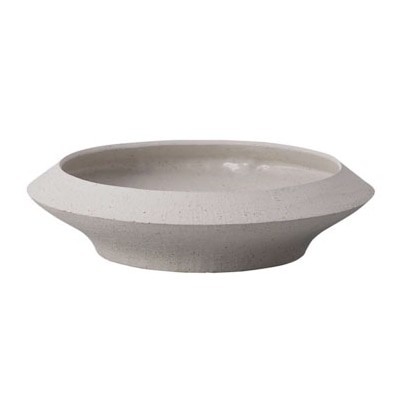 クレイ フラワーベース ザラ マットホワイト 190-076-101 1個（ご注文単位1個）【直送品】