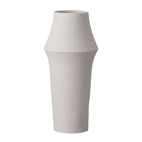 クレイ フラワーベース ザラ マットホワイト 190-078-101 1個（ご注文単位1個）【直送品】